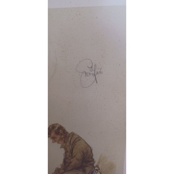 Vintage Set of Three Heinz Geilfus, German Artist Illustrator A/P Prints - Picture 15 of 16